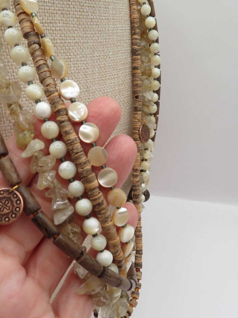Beaded Multi-Strand Necklace - Picture 4 of 14